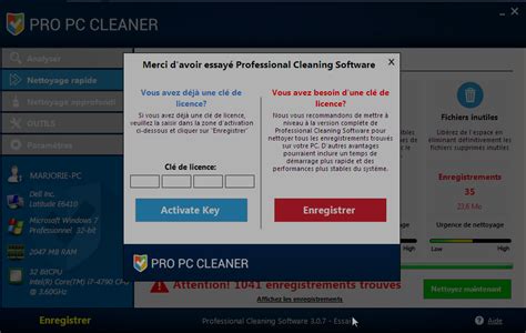Pro Pc Cleaner Supprimer Les Virus Gratuitement