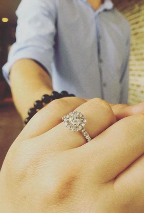 A Too Cute Groom Approved Selfie Engagement Ring Selfie Engagement Ring On Hand