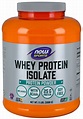 NOW Sports Nutrition, Whey Protein Isolate, 25 G With BCAAs, Unflavored ...
