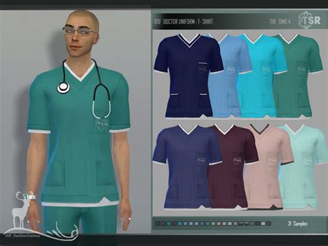 The Sims Resource Doctor Uniform T Shirt