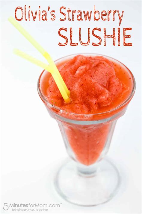 Homemade Strawberry Slushie Recipe