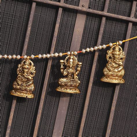 Buy Collectible India Metal Door Hanging Toran Bandarwal For Home