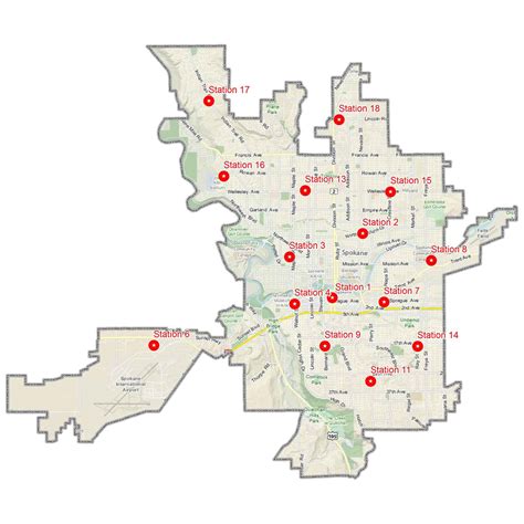 Fire Department District Map Images