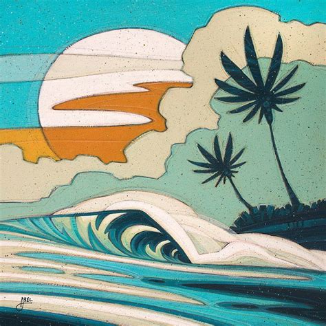 Erik Abel — Surf Artist In Oregon Via California Retro Surf Art Surf