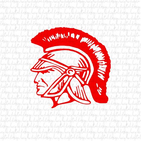 Trojan Head Digital Cut Files Svg Png Studio3 Eps Muscle