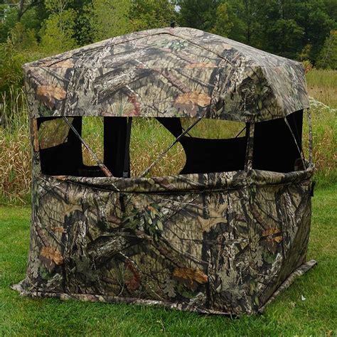 Rhino Blinds Ground Blind Mossy Oak Bu Country 77x77x71 In Tall Free