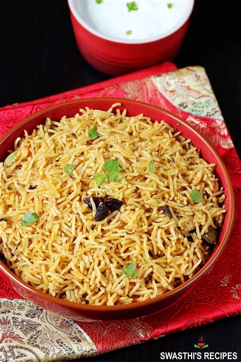 Biryani Rice Recipe Kuska Rice Swasthis Recipes