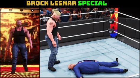 Wwe 2k20 Brock Lesnar Special Gameplay Wwe 2k20 Brock Lesnar Ps5