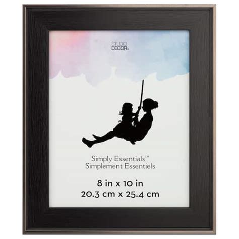 12 Pack Black With Bronze Edges 8 X 10 Frame Simply Essentials By