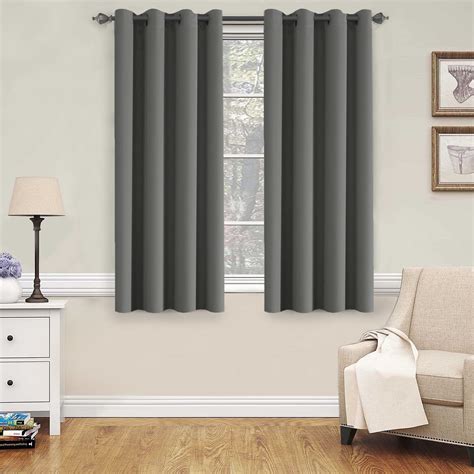 10 creative ways to use household items as curtain hardware 10 photos. H.Versailtex Blackout Grey Curtains For Bedroom /Living ...