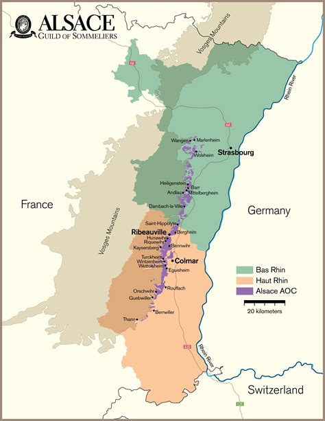 Alsace Vineyard Map Wine Wine Map France Wine Wine Region Map