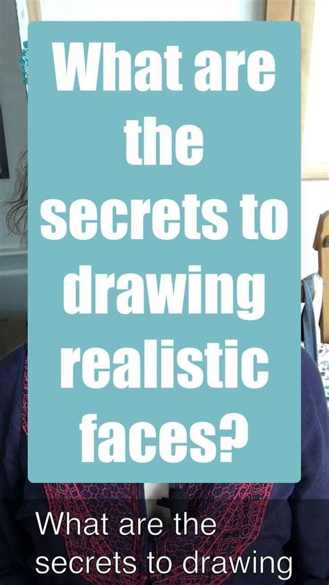 What Are The Secrets To Drawing Realistic Faces Video Video Portrait Painting Portrait