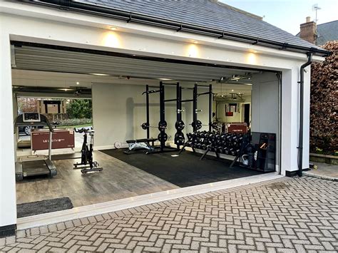 Large Garage Transformed During Lockdown To Multi Purpose Home Gym Gym Room At Home Home Gym