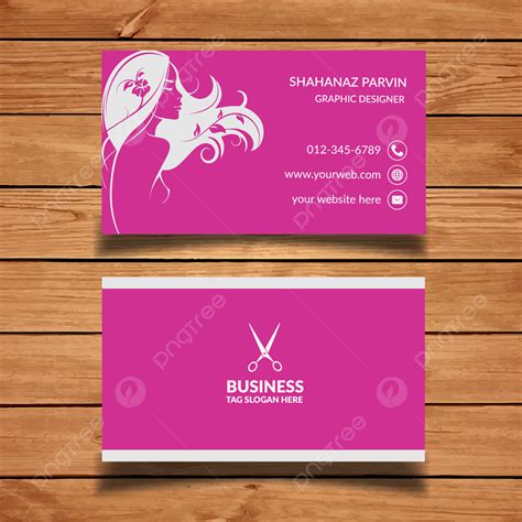 Beauty Salon Business Card Template Design Template Download On Pngtree