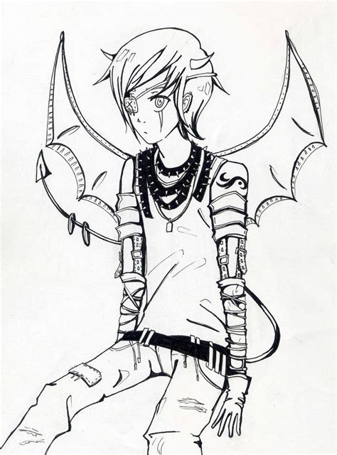 Drawing Of Anime Guy Demons 49 Photos Drawings For Sketching And