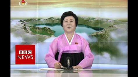 North Korea S Announcement Bbc News Newsreader Videos Cool S