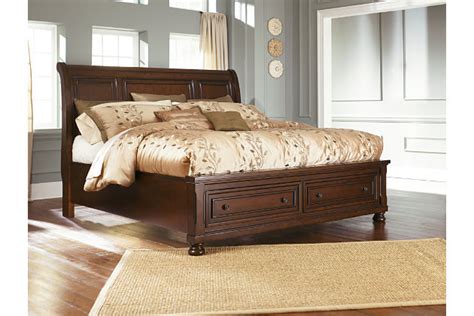 Spend this time at home to refresh your home decor style! Porter Queen Sleigh Bed | Ashley Furniture HomeStore