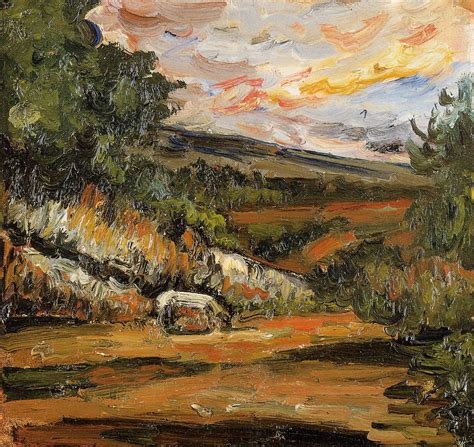 Kunstreproduktionen Landschaft Ein 1867 Von Paul Cezanne 1839 1906