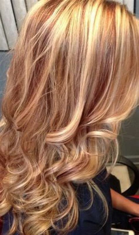 See how this pretty, romantic hue can upgrade your style for seasons to come. 25 Hottest Blonde Hairstyles with Red Highlights 2017