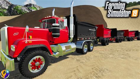 Fs19 Mining Equipment Transportation 250000 Mack Dump Truck Farming Daa