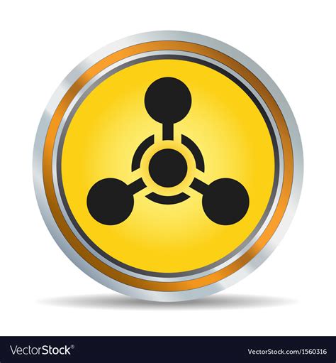 Chemical Hazard Icon Royalty Free Vector Image