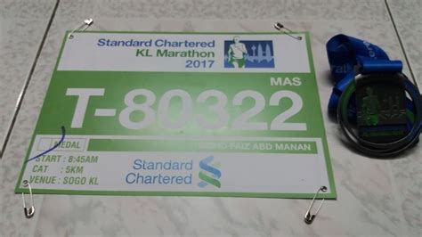 Runner registrations are now open for the standard chartered kl marathon (scklm), according to race owner and organiser dirigo events. Mohd Faiz bin Abdul Manan: Standard Chartered KL Marathon 2017