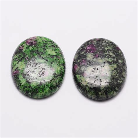 Wholesale Oval Natural Ruby In Zoisite Cabochons