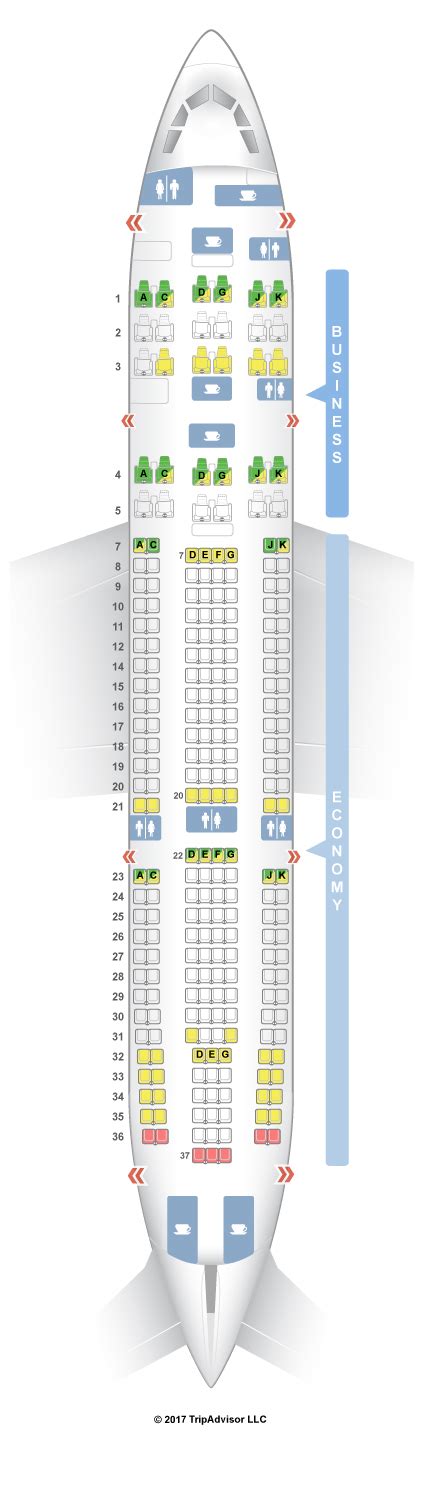 Airbus A330 Seat Map Avianca