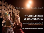 Estudios Oficiales Escenografia en ESAD Sevilla - Escuela Superior de ...