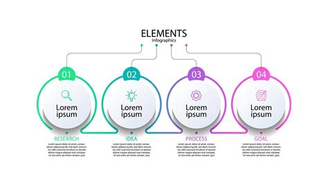 Premium Vector Presentation Elements Infographic With Four Step