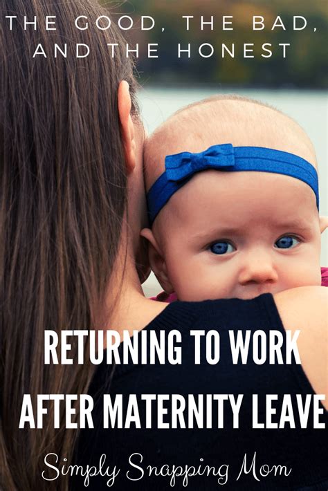 Welcome Back From Maternity Leave Quotes
