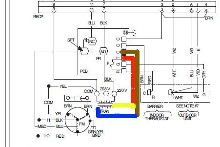 A wiring diagram is a kind of schematic which utilizes abstract pictorial symbols to reveal all the interconnections of parts in a system. I have a carrier heat pump system. about two weeks ago, outside unit fan would run, even though ...