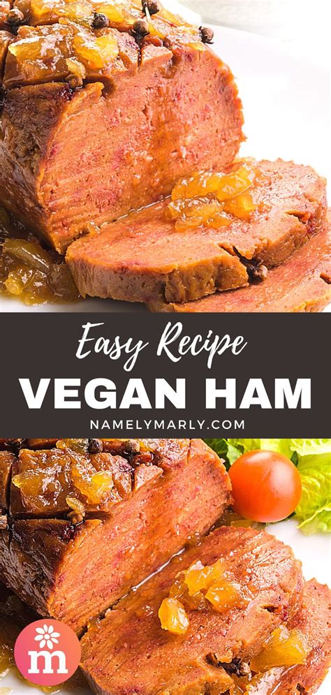 This Vegan Ham Is Perfectly Seasoned With Smoky Sweet Flavors And Topped With A Mapley Infused