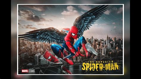 Marvels Spider Man Photoshop Tutorial How To Make Movie Poster