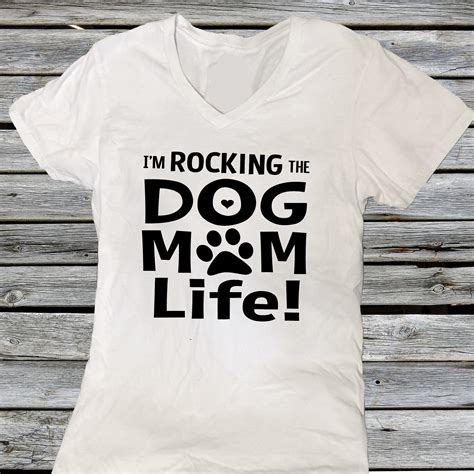 Im Rocking The Dog Mom Life Svg Dog Mom Life Svg Dog Mom Etsy
