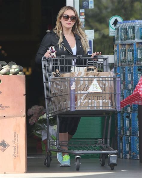 hilary duff shopping at bristol farms in west hollywood hawtcelebs