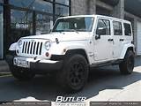 Pictures of White Rims Jeep Wrangler