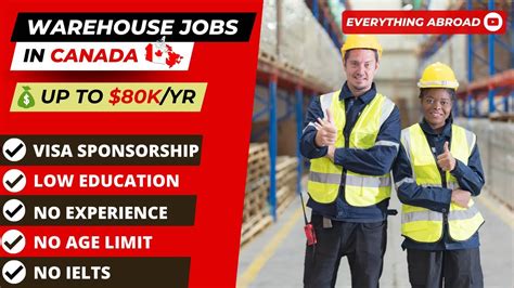 Warehouse Jobs In Canada With Free Visa Sponsorship 2024 | No