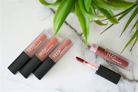 Huda Beauty The Brown Edition Liquid Matte Minis Pink Ivory Makeup