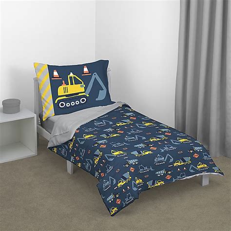 Sheets & sets └ nursery bedding └ baby essentials all categories antiques art baby books, comics & magazines business, office & industrial cameras & photography cars, motorcycles & vehicles clothes. carter's® Construction Time 4-Piece Toddler Bedding Set in ...