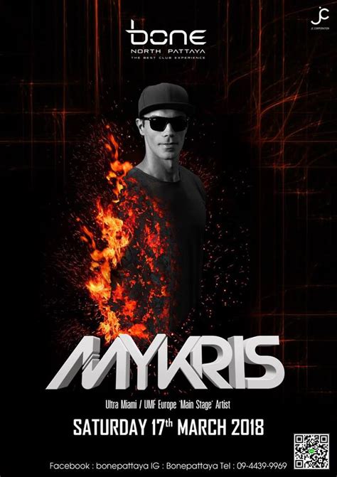 17 Mar 18 Bone Pattaya Presents Dj Mykris Clubbing Thailand