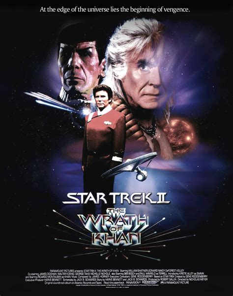 Star Trek 2 The Wrath Of Khan Poster By Tanman1 On Deviantart