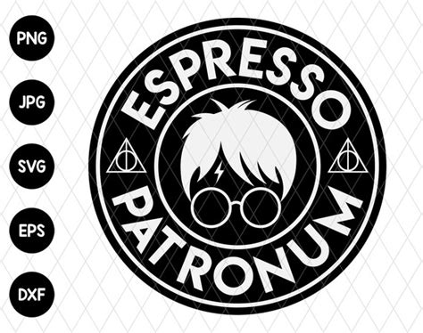 Espresso Patronum Svg File EPS File PNG File File Etsy