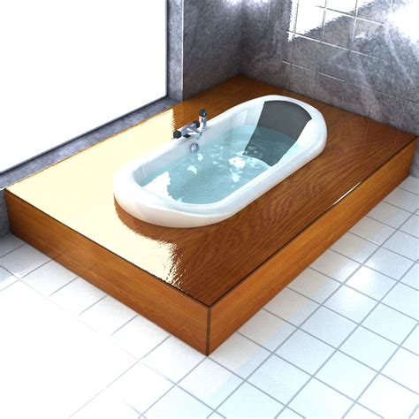 bathtub 3d model 10 max 3ds fbx obj stl free3d