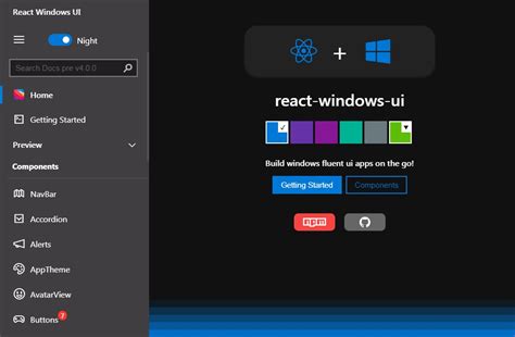 Build Full Featured Windows Fluent Ui Apps Using React