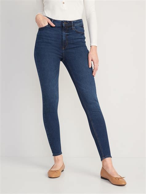 Fitsyou 3 Sizes In 1 Extra High Waisted Rockstar Super Skinny Jeans For