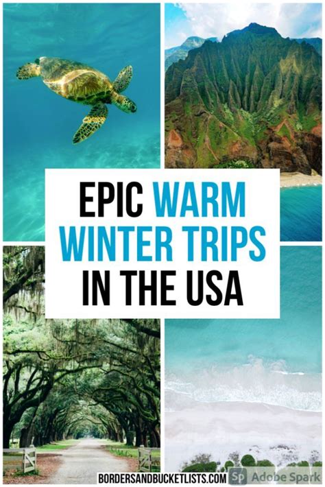 12 Best Warm Winter Vacations In The Usa Winter Travel Destinations