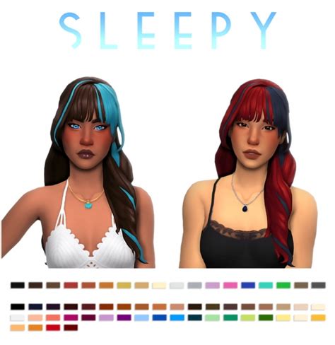 Sleepy Hair At Simandy Sims 4 Updates