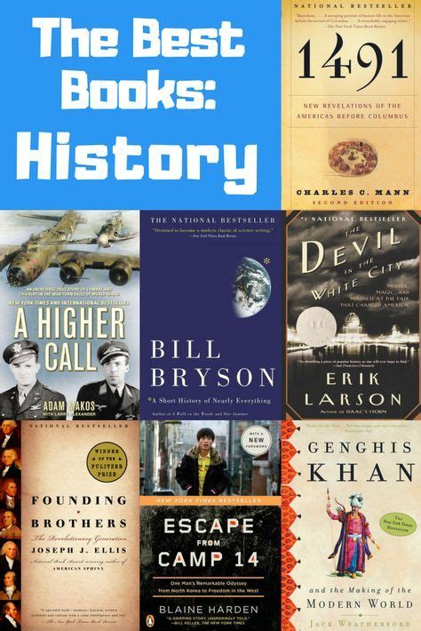 Then you need to see this list. Best history books to read donkeytime.org