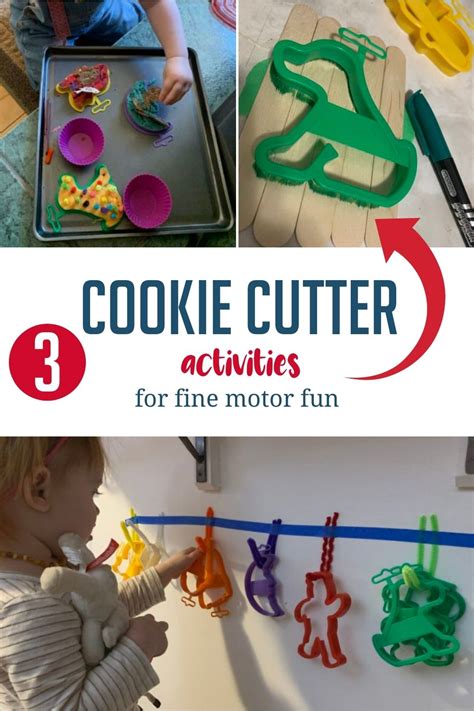 3 Simple Cookie Cutters Activities For Fine Motor Fun Handsonaswegrows